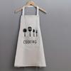 Adjustable Polyester Apron with Multifunctional Pockets for Kitchen Cooking, Baking, Barbecue, and Home Cleaning Durable Woven Fabric