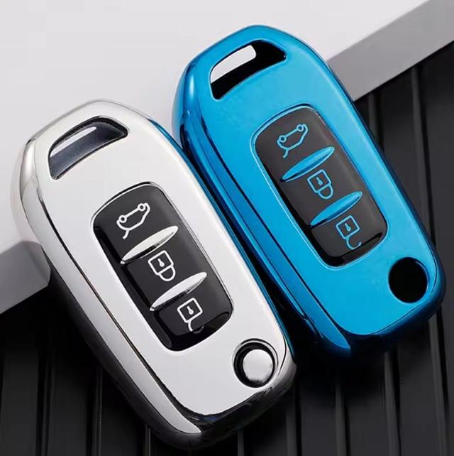 Neue TPU Autoschlüsselhülle Abdeckung Für Renault TWingo 3 Duster Captur Logan Laguna Scenic Für Dacia Logan 2021 Schlüsselhülle Fernbedienungsschale