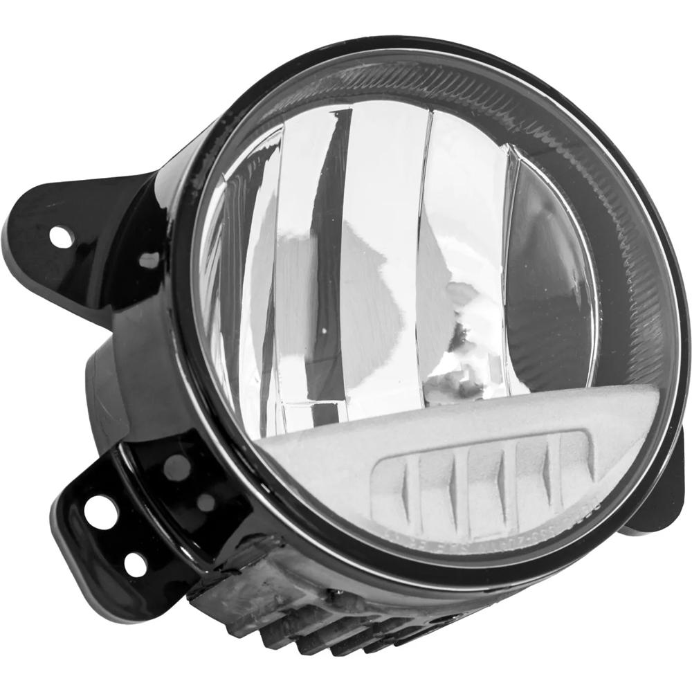1 Pair Clear Lens LED Fog Light Lamp 68307273AE For 2017-24 Jeep Wrangler JL/ JT
