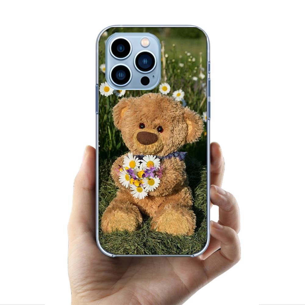 Funny And Cute Bear Cases Phone Case For Iphone 17E 16E 17 Air 16 Pro Max 15 Pro 14 Plus 11 13 12 Mini Cover Cases Compatible Wi