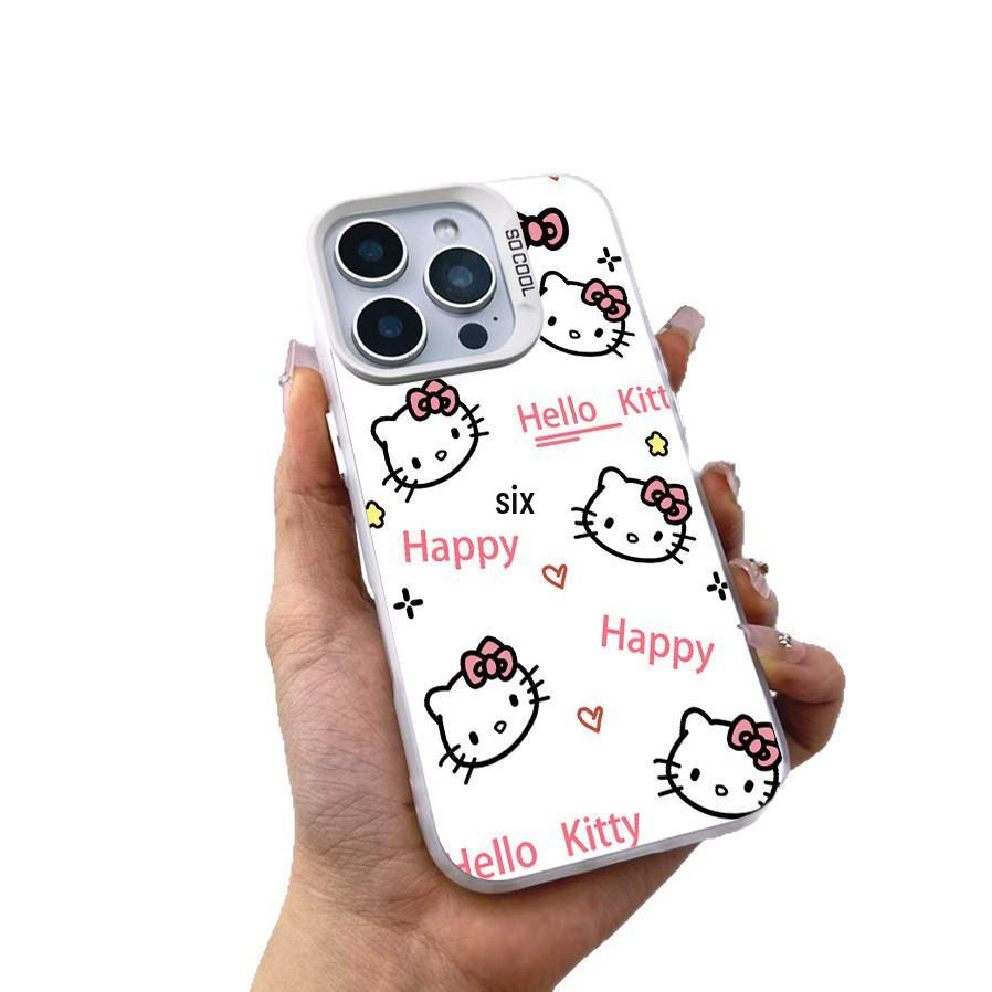 Hello Kitty Phone Case - Cute White Sanrio Design for Apple 16