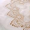 Luxury Tribute Silk Jacquard kulatý ubrus Krajkový ubrus Obývací pokoj Zkrášlující Dekorativní ubrus