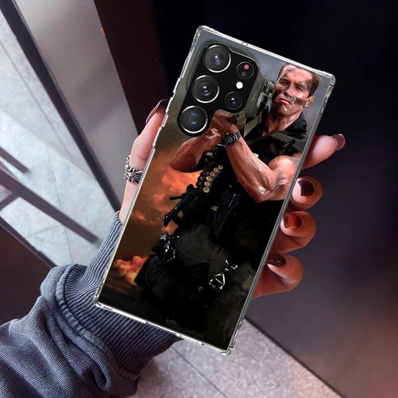 Arnold Schwarzenegger Terminator Phone Case For Samsung Galaxy S23 S24 S25 Ultra S22 + S21 Plus S20 FE Cover S10 S25U Silicone P