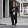 Men's Sun Hoodie Jacket and Pants Set Quick Dry Lightweight for Outdoor Sports