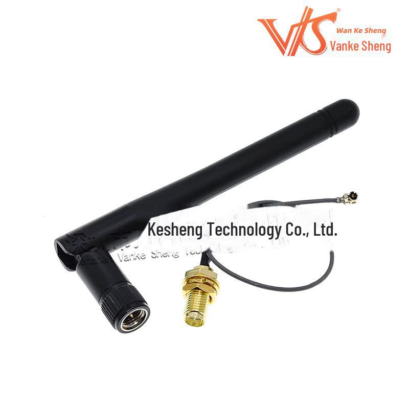 

Модуль WiFi 2.4G з адаптером IPEX на SMA-F та антеною SMA-M IPEX to SMA female connector + SMA male antenna