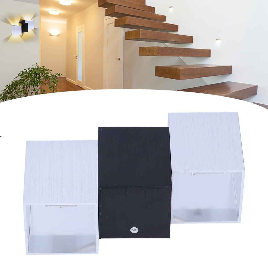 LED Wall Light, Aluminum 6W Modern Lamp with Drive and Warm White Light, for Bedroom Hallway KTV