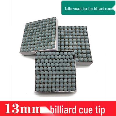 13mm Leder Billard Queue Spitzenkappe: Kleine Kopfschutzklemmenabdeckung