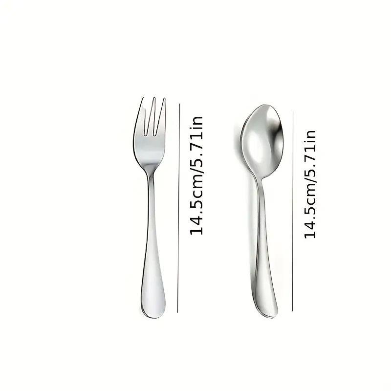 1010 Series Stainless Steel Fork and Spoon Set for Restaurant, Hotel, and Family Use
