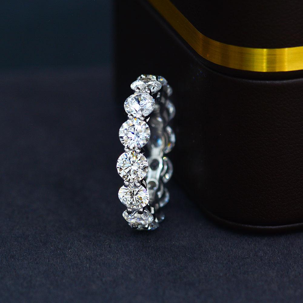 Tancise S925 Sterling Silver Jewelry Inlaid Zircon Female Design Ring.