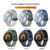 Woven Nylon & Silicone Strap for Huawei Watch GT5/GT6/4 Pro with Magnetic Buckle, Compatible with Apple Watch.