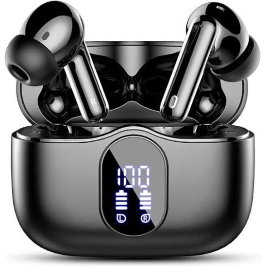 Auricolari Bluetooth Auricolari Wireless2026 Ultimi AuricolariBluetooth 5.4 Cancellazione del Rumore in Chiamata ENC Connessione Istantanea Controllo Touch Qualità Audio HiFi