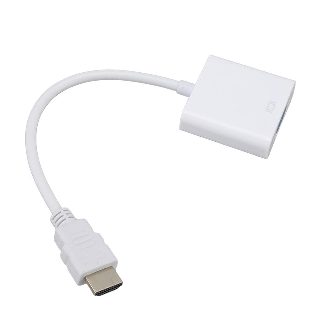 HD Multimedia Interface To VGA Adapter ABS 1080P/1.4 Output Plug and Play HD Multimedia Interface To VGA Converter