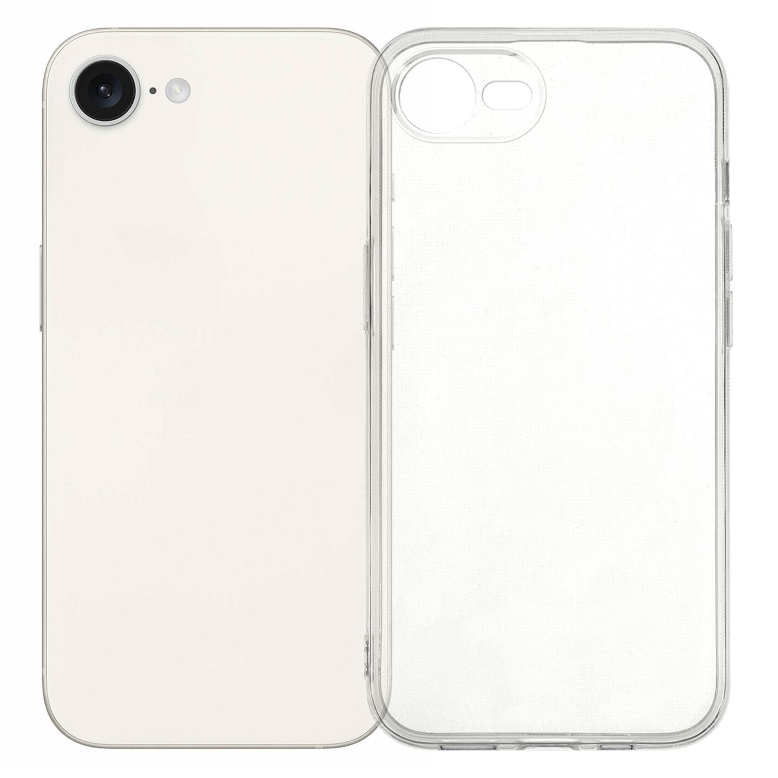 

Для iPhone 16e Чохол Без водяних знаків 2.0 мм Прозорий Телефонний TPU Чохол Type A