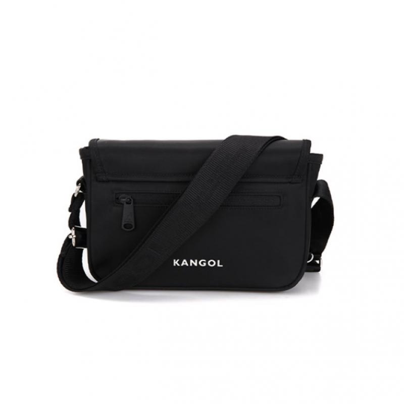 Kangol Day Nylon Hoodie Crossbody Bag 3258 Black