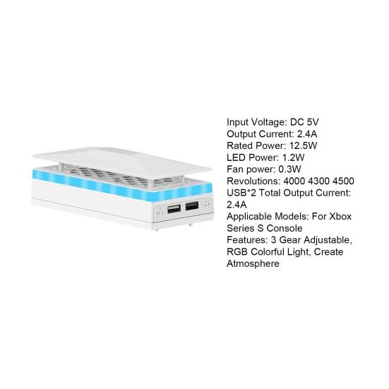 Spielekonsolen-Kühlbasis 3 Stufen einstellbar Doppellüfter Hochgeschwindigkeit Leiser Betrieb