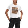 Coach Ss24 Logo Letter Print Casual Round Neck Short Sleeve T-Shirt Women Tops White CT626-WHT