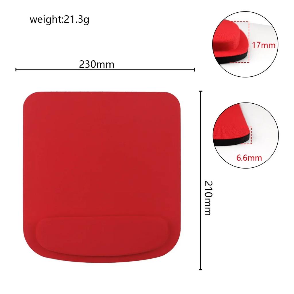 Eva Computer Game Mouse Pad Environmental Ergonomic Mousepad Wrist Pad Solid Color Comfortable Mouse Mats For Office Accessories