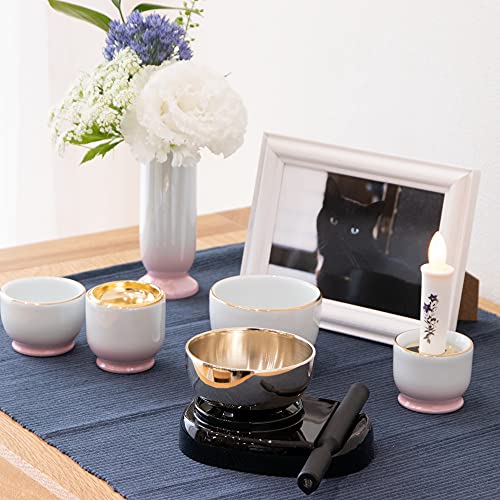 Sunmany Mini Orin Set: Authentic, Easy-to-Use 2.3-inch Rin, Made in Japan. Perfect for Buddhist Altars, Buddhist Altars, and as a Modern Buddhist Item