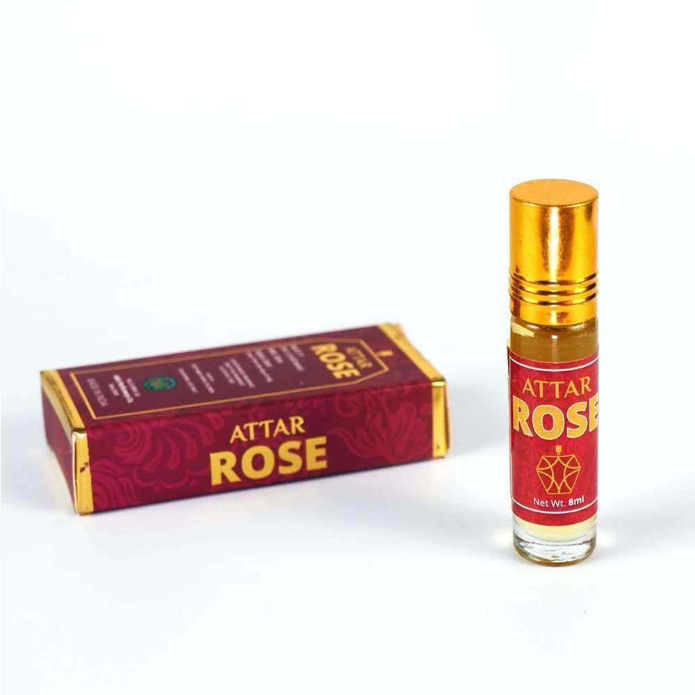 Aceite de Perfume Natural Attar Para Larga Duración Con Fácil Aplicación Roll-On Para Hombres y Mujeres - 8 ML, (Paquete de 1)