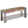 Day and Night - Day and Night Recycled Solid Wood Bench 110x35x45 Cm