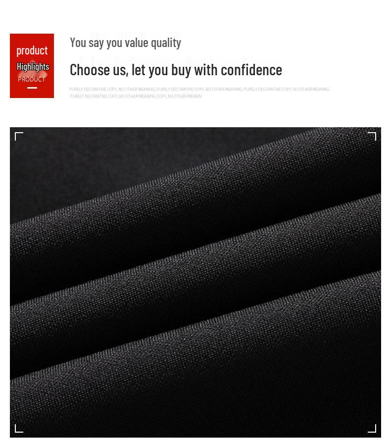 Men's High Waist Elastic Casual Pants - Plus Size, Straight Leg, Deep Crotch, Ideal for Middle-Aged & Elderly.