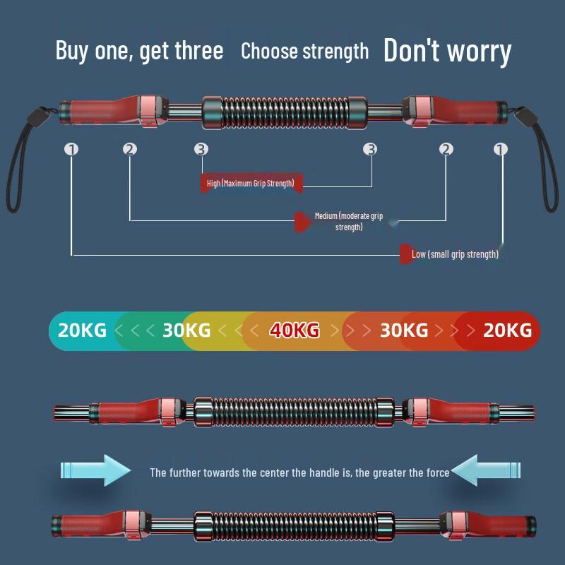 Long Zhan Adjustable Arm Strength Exerciser for Men