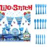 Stitch Theme Party Supplies Set Blue Lilo And Stitch Birthday Decorations