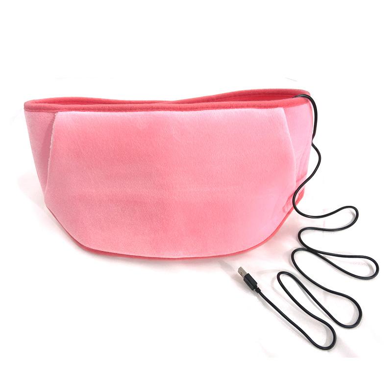 Usb Electric Heating Menstrual Heat Pad Belt For Period Pain Relief Cramps Waist Band Menstrual Relief Period Cramps розовый