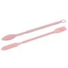 Telescopic Silicone Spatula Pink Reusable Jar Scraper Retractable Mini Makeup Spatula Spoon Set for Cosmetics