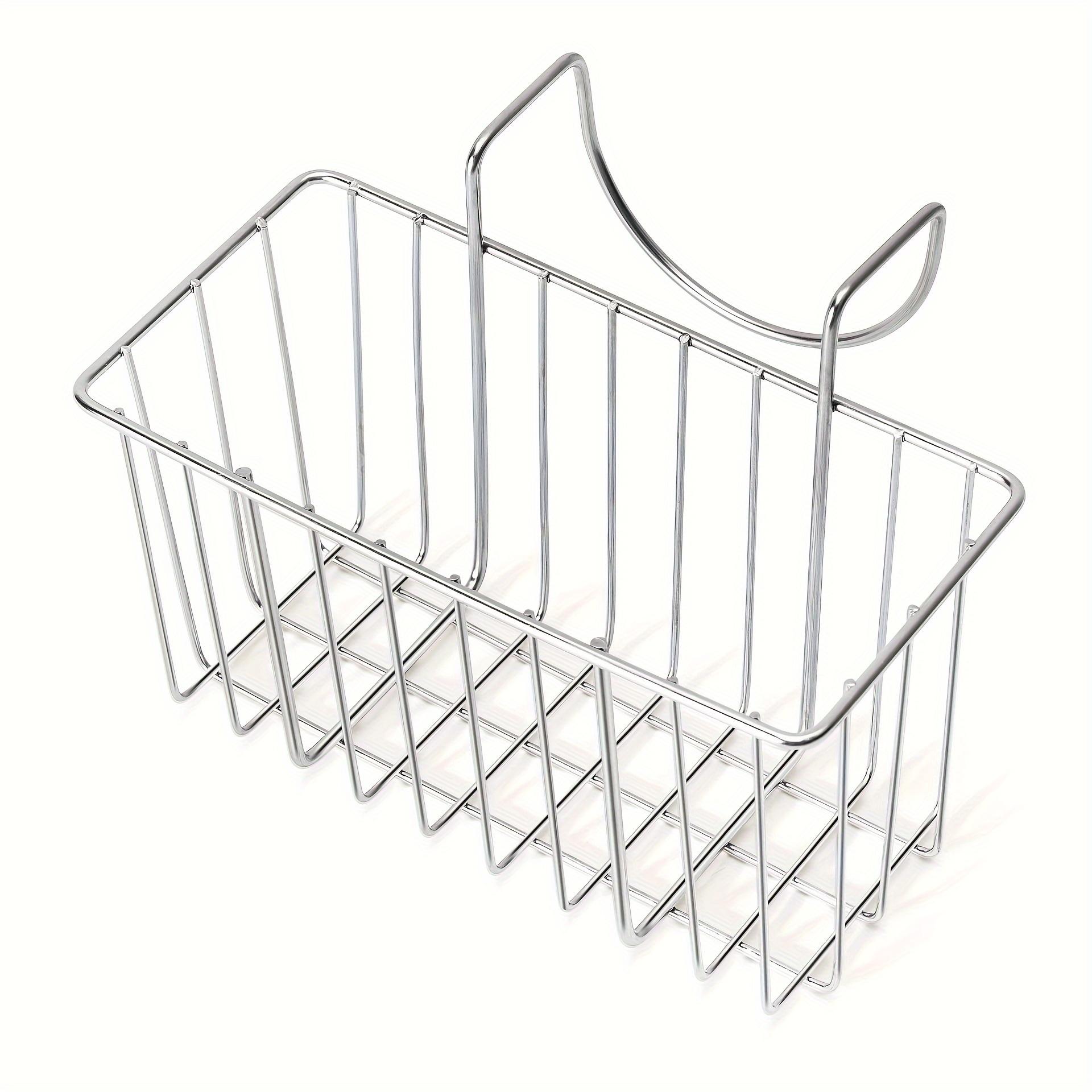 

1 шт., держатель для губки для раковины, супер прочный дизайн с крючками, органайзер для кухонной раковины для салфетки для посуды, слив для жидкости для мытья посуды с мылом Simple Style