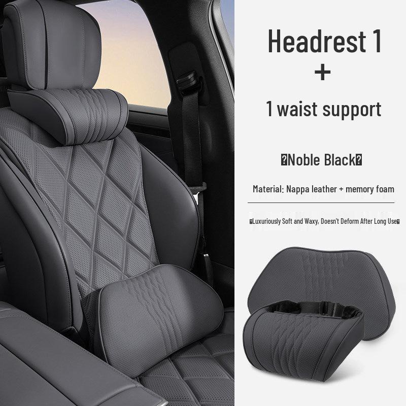 Compatible Neck and Lumbar Support for 26 Nio Models (ES8/ES6/ET5) - Car Headrest Pillow and Backrest Accessories.