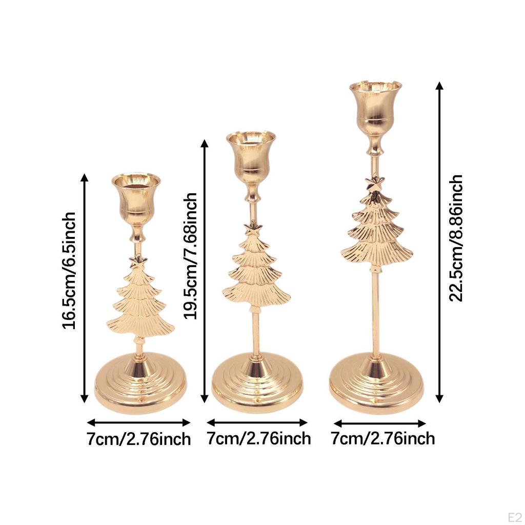 3 Stück Kerzenhalter ,Ornament ,Dekorativ ,Kerzenständer Eisenständer für Essen Einweihung