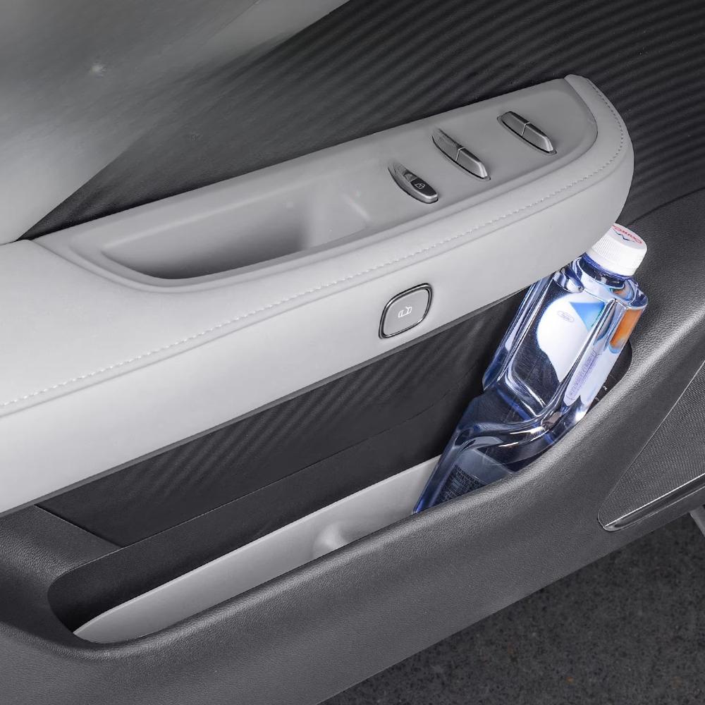 For Nissan N7 Primera Car Door Lower Storage Box TPE Door Groove Waterproof Mat Side Door Organizer Interior Accessories