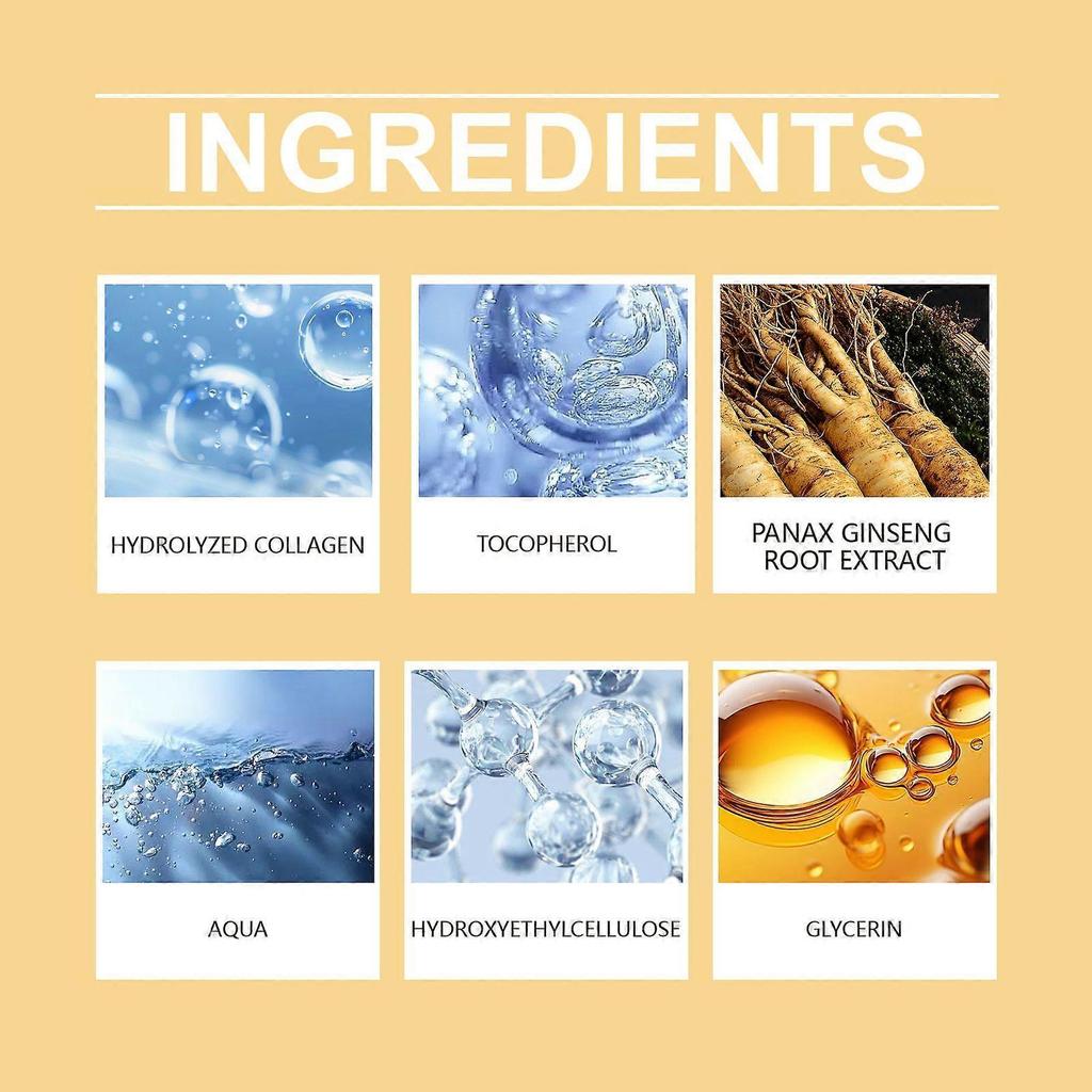 Ginseng Firming Serum, Reduces Fine Eye Lines Nourishing, Tender And Firming Skin Care Serum