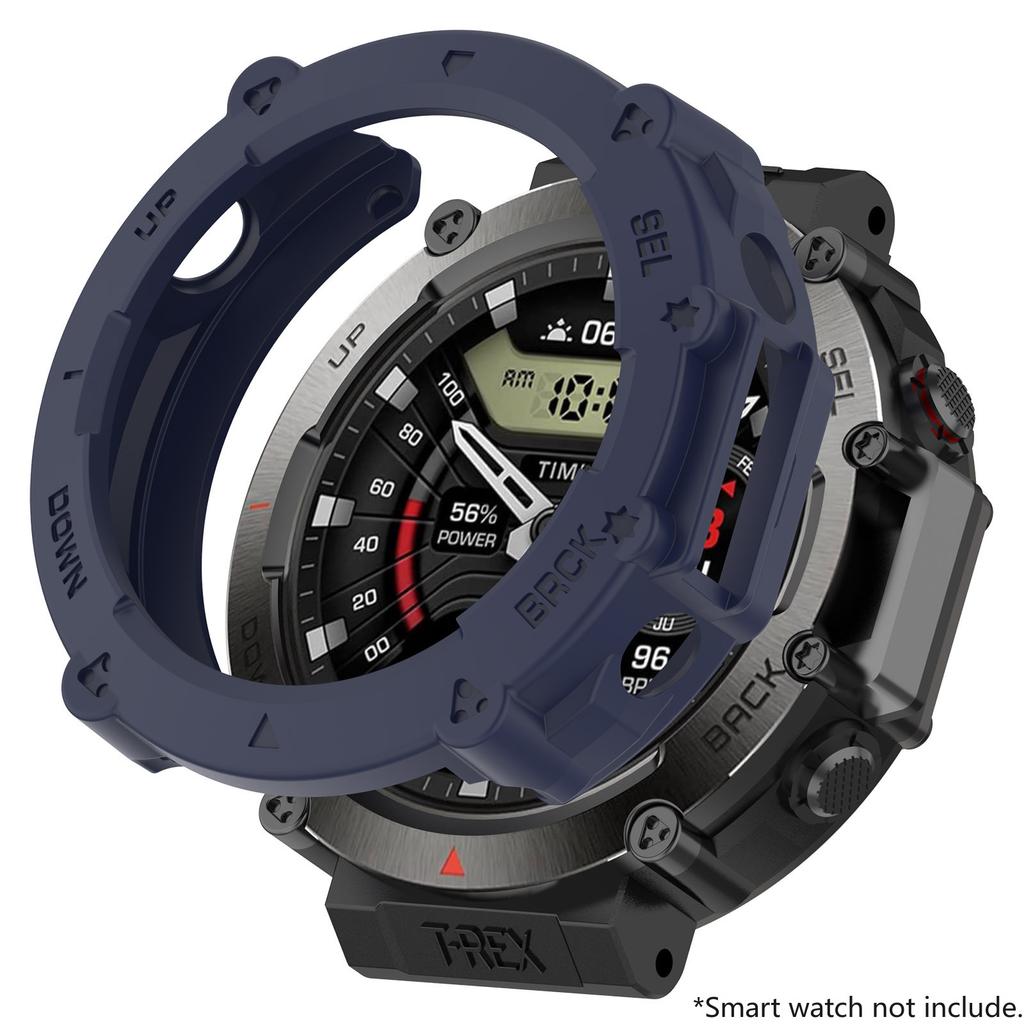 TPU Protective Case For Amazfit T-rex Ultra Smart Watch Strap Cover Soft Silicone Bumper Huami Ultra Protector Shell Accessoies