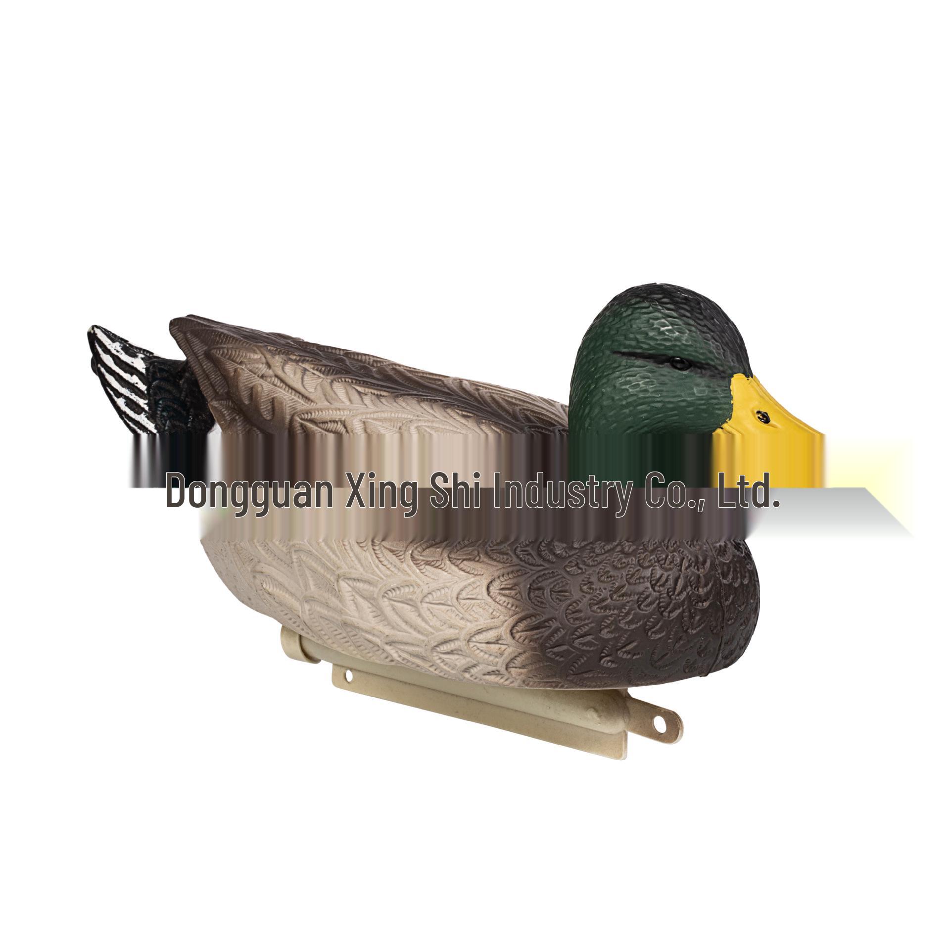 Exclusive Green-headed Female Duck Garden Ornament Simulation Model