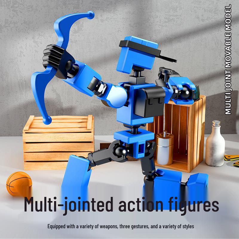 Lucky 13 Jointed 3D Printed Movable Figure - Children's Decompression Toy Ornament