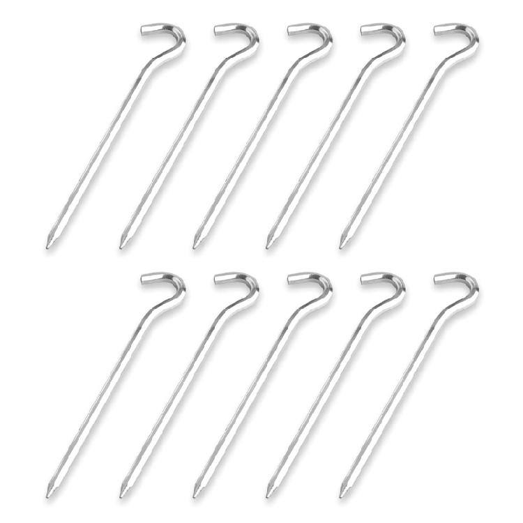 10Pcs Aluminiums Alloy Tent Stake Outdoor Ground Anchors  Heavy Duty Beach Tent Peg Canopies Stake Easy to Use 1
