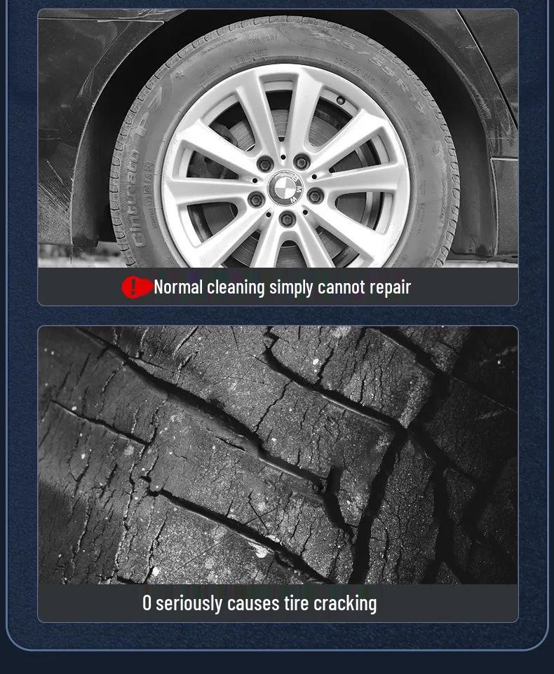 Car Tire Shine & Protect: Long-lasting Waterproof Blackening & Brightening Cream