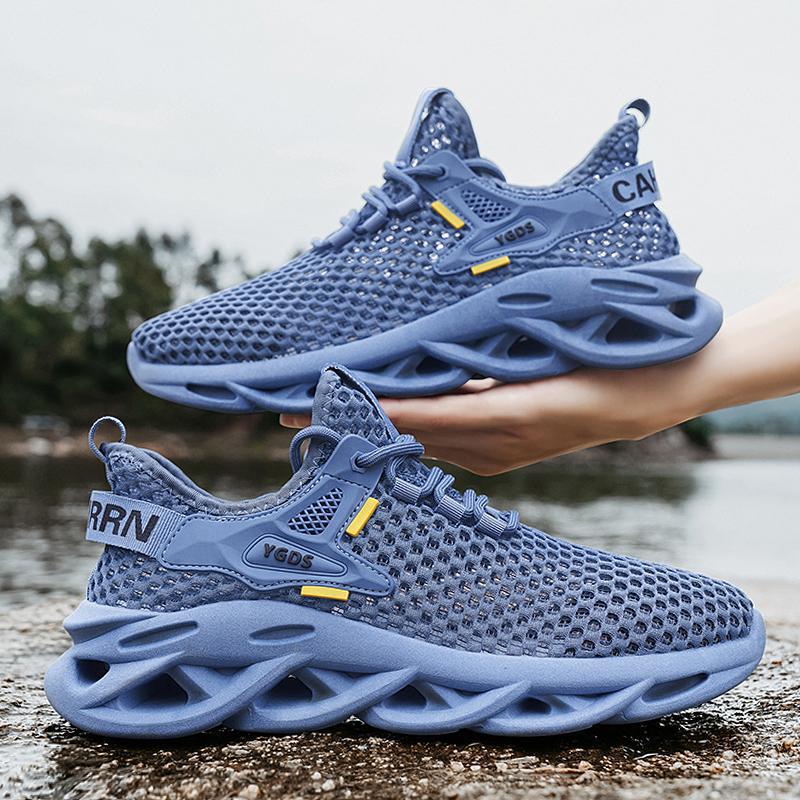 Men's Summer Lightweight Mesh Sandals - Breathable Hollow Out Casual Running Shoes