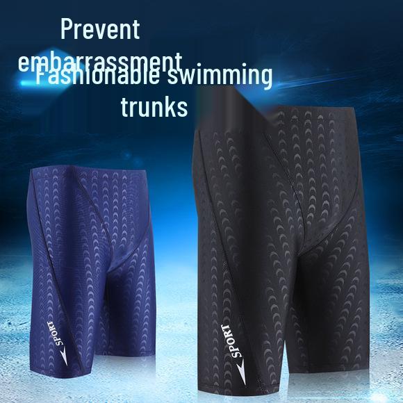 Herren Hochelastische Übergröße Wasserdichte Badehose für Heiße Quellen