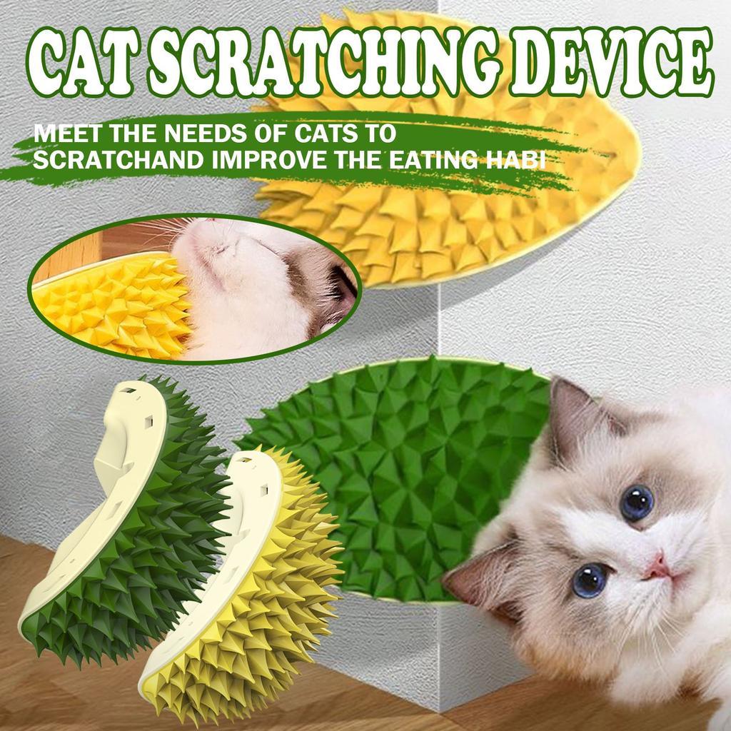 Dog Itching Device Wall Corner Hair Rubbing Durian Shape Hair Rubbing Device Family Corner Decoration Pet Toys
