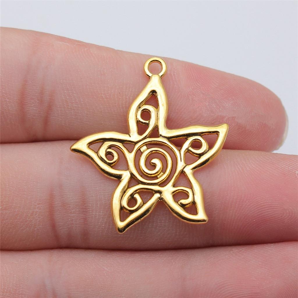 Charms Small Flower Pendants Wedding Jewelry Findings QC116