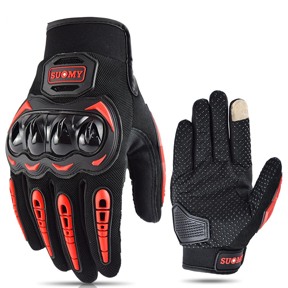 Suomy Motorcycle Gloves Summer Mesh Breathable Moto Gloves Men Women Touch Screen Motocross Gloves Touch Screen Cycling Gloves