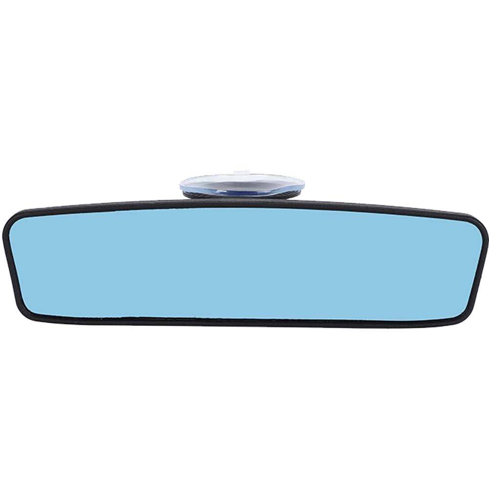 Rearview Rearview Auxiliary Mirror with Strong Suction Adjustable Easy Universal Flat Mirror for Car Interior Mirror, Cup, Angle, Installation, (Blue)