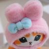 Adorable Plush Sanrio Shark Cat Backpack Keychain Doll Pendant For Creative Gifts