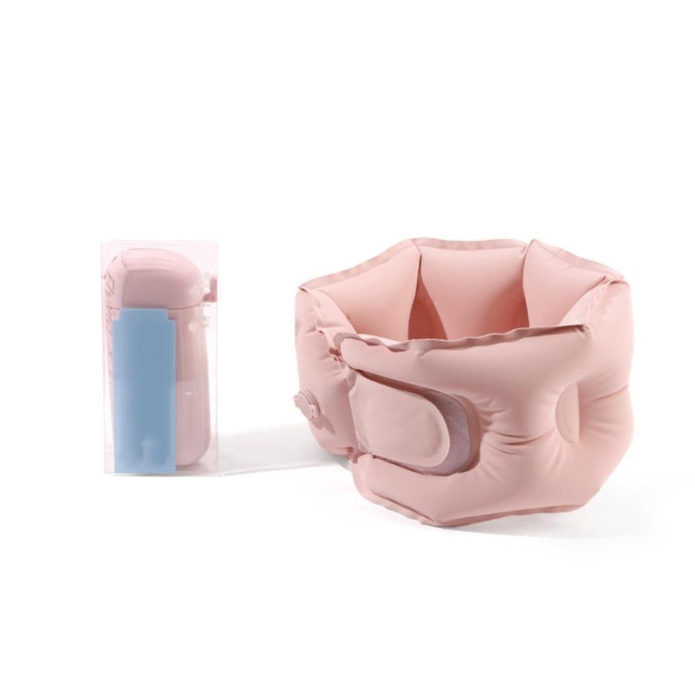 

Adjustable Travel U-shaped Pillow Manual Inflation Neck Support Cushion Airplane Travel розовый