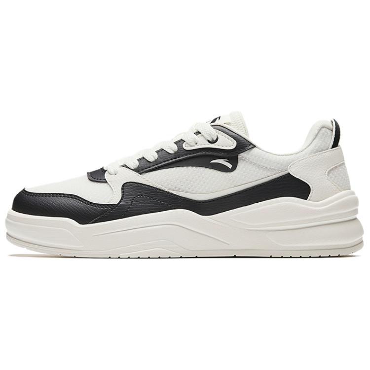 

Anta Gel Elastic Comfortable Versatile Non-Slip Increased Height Low-Top Sneakers Men Sneakers White Black 912528003-4