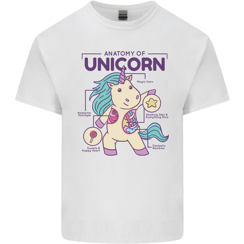 Anatomy of a Unicorn Funny Fantasy Mens Light Cotton T-Shirt Unisex T-Shirt M