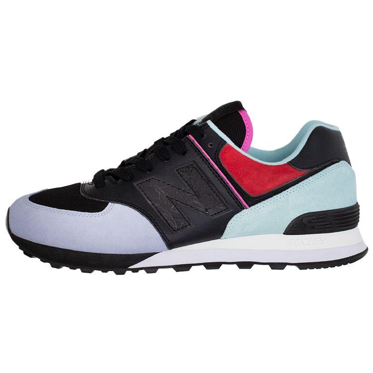 

Louis De Guzman x New Balance 574 Геометричные мужские кроссовки с цветными блоками Мультиколор Черный ML574DG2 45